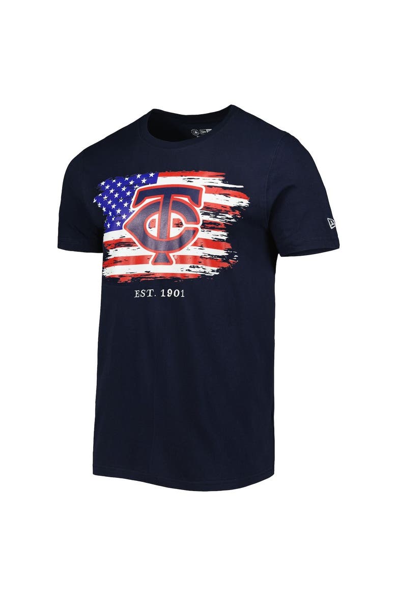 Men's New Era Navy Minnesota Twins 4th of July Jersey T-Shirt, Alternate, color, Navy