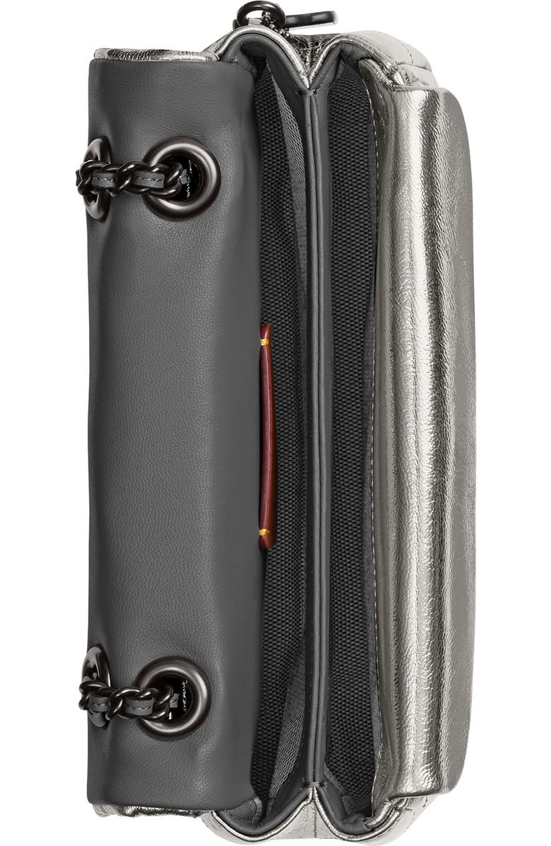 COACH Tabby Quilted Metallic Leather Convertible Shoulder Bag, Alternate, color,