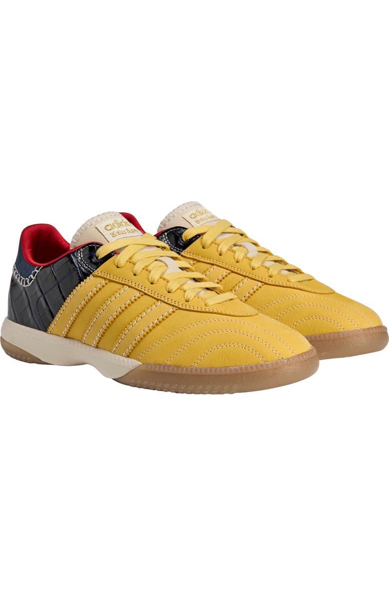 ADIDAS X WALES BONNER x Wales Bonner Gender Inclusive Samba Suede Sneaker, Main, color, St Fade Yellow/Navy