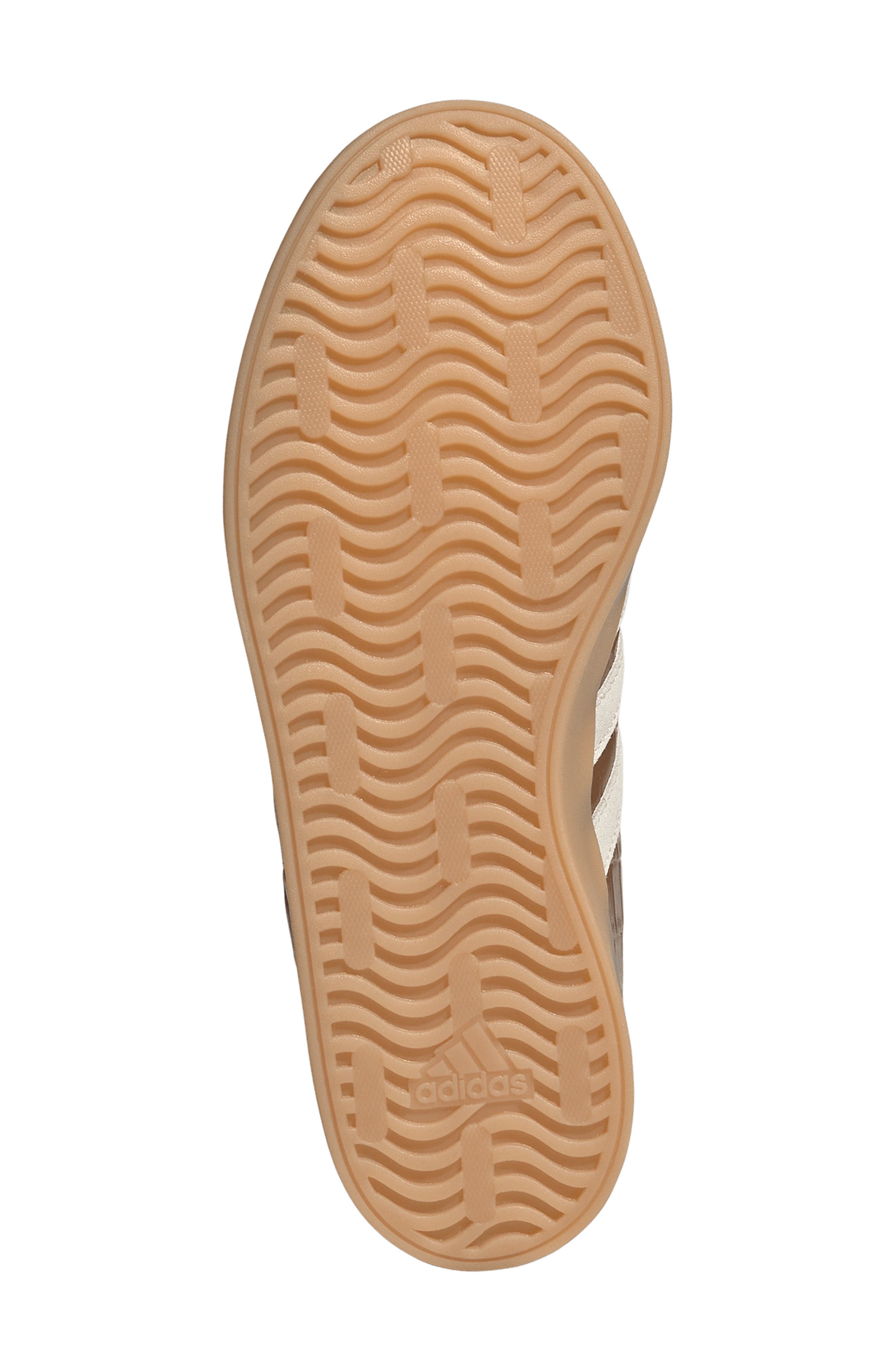 adidas VL Court 3.0 Sneaker, Alternate, color, Brown/ Cream White/ Gold Met