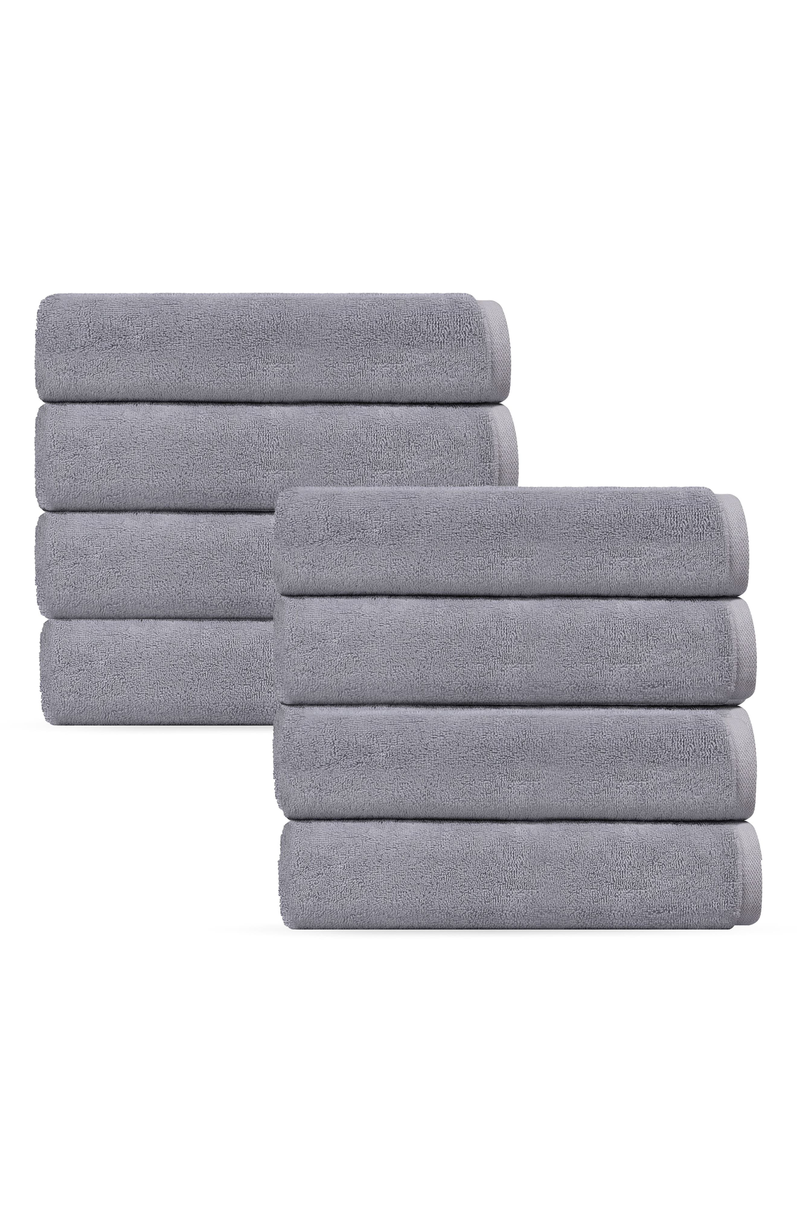 DePera Puresoft 8-Piece Turkish Cotton Washcloths