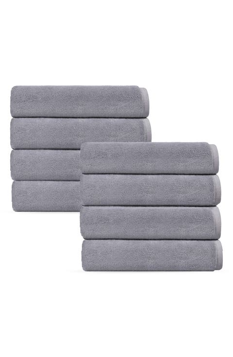 Puresoft 8-Piece Turkish Cotton Washcloths