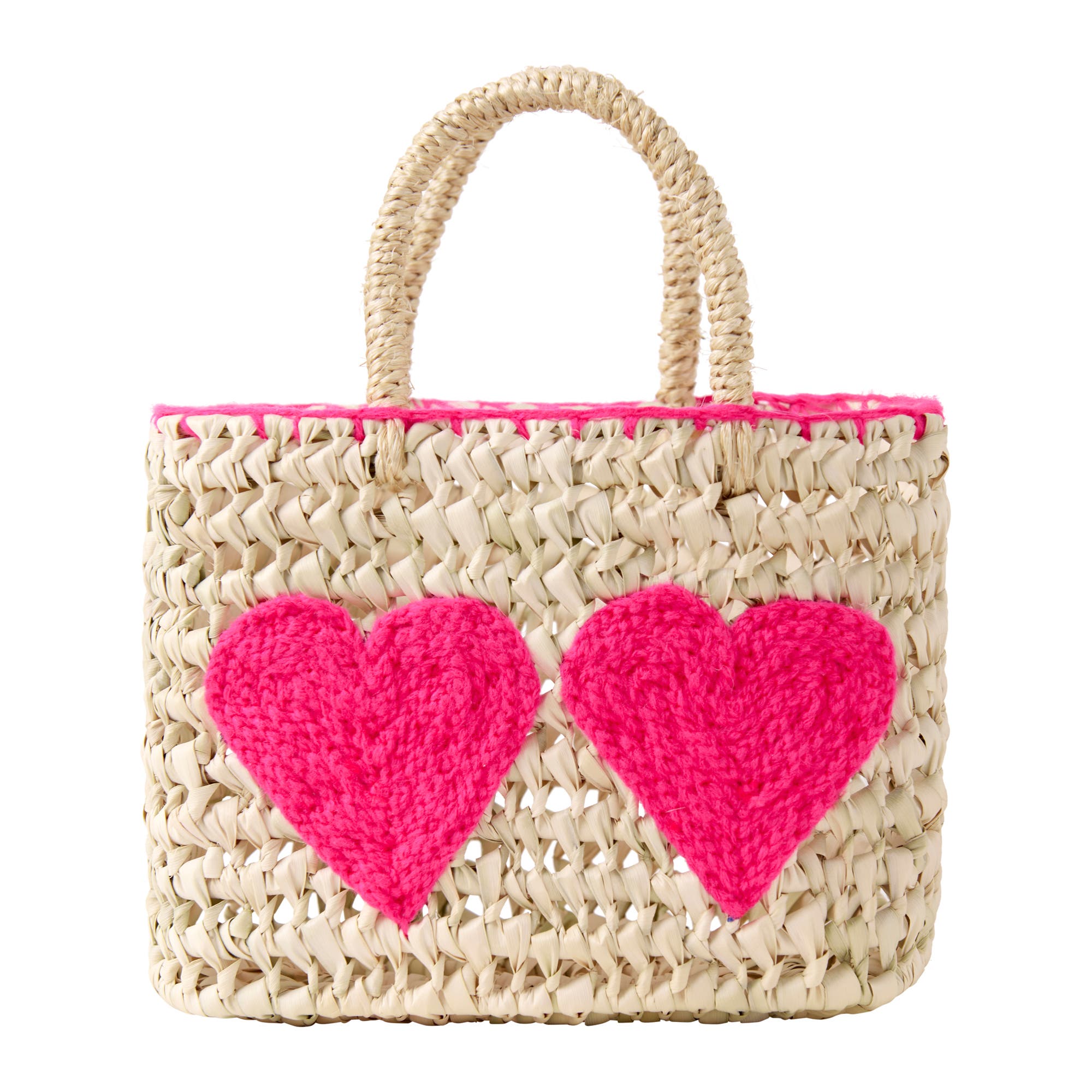Rachel Riley Heart Tote Bag, Main, color, Pink