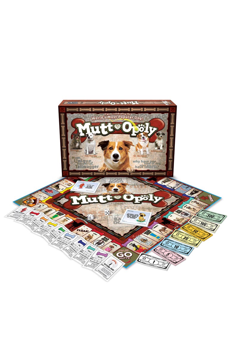 Late for the Sky Muttopoly Themed Family Board Game, Ages 8+, Alternate, color, Multicolored