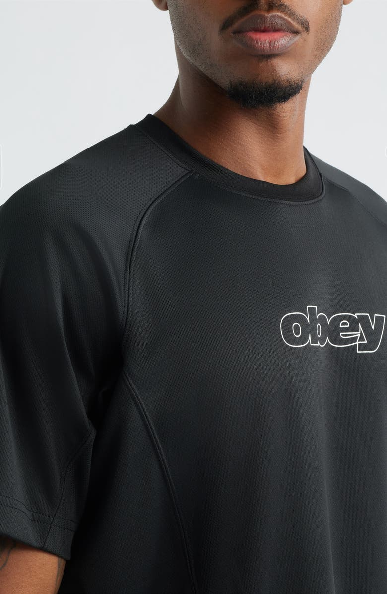 Obey Runner Active Top, Alternate, color, Black