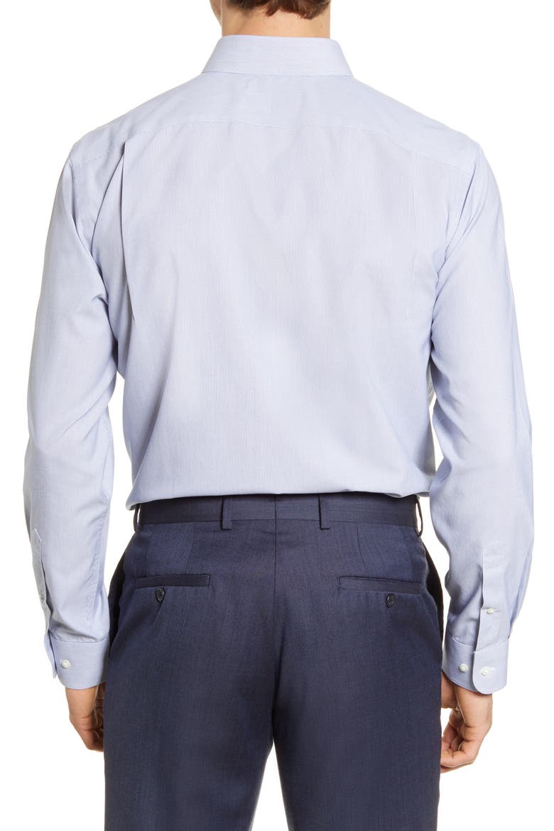 Smartcare™ Traditional Fit Stripe Dress Shirt, Alternate, color, BLUE DEPTHS