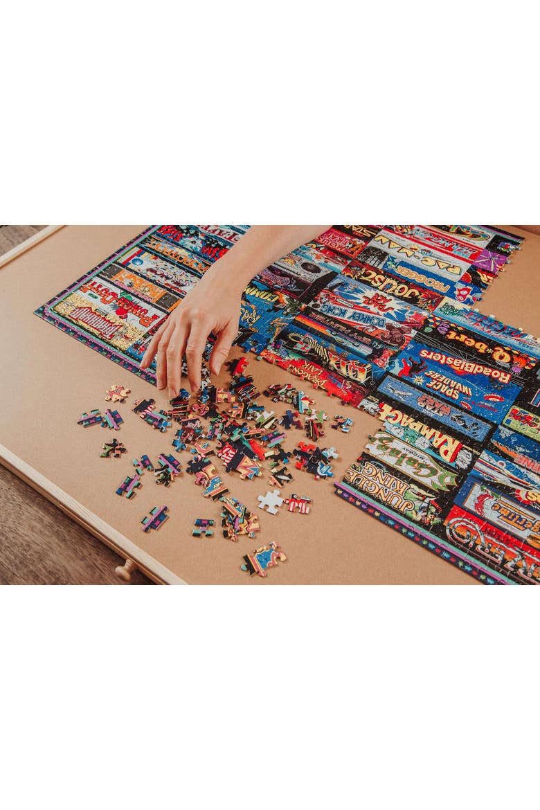 Arcadeageddon! Retro Arcade Game Collage 1000-Piece Jigsaw Puzzle, Alternate, color, Multi-Color