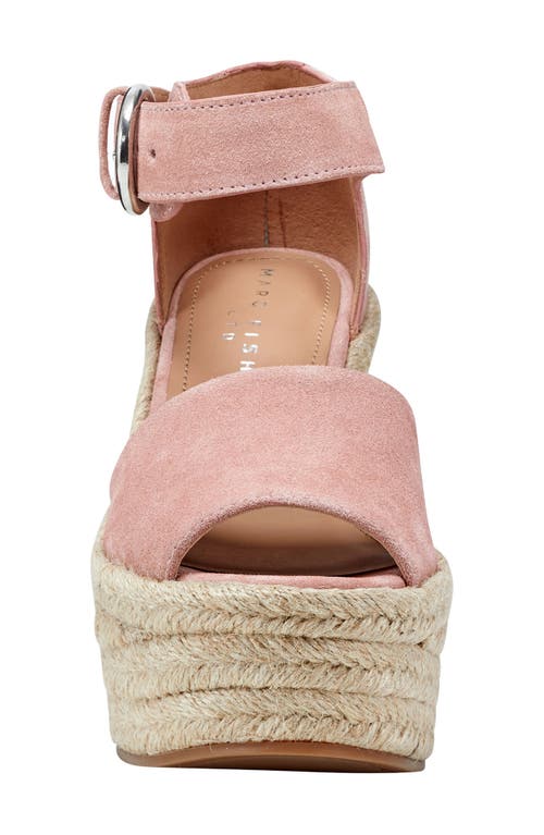 Marc Fisher Ltd Nelly Ankle Strap Wedge Sandal In Light Pink 681