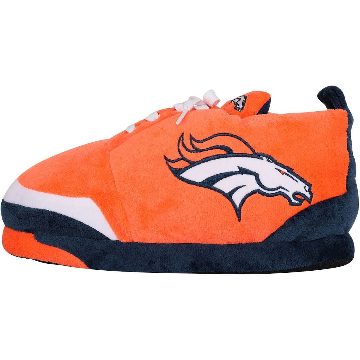 FOCO Men's FOCO Denver Broncos Plush Sneaker Slippers, Alternate, color, 