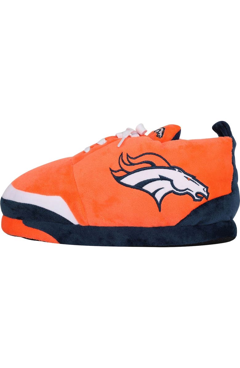FOCO Men's FOCO Denver Broncos Plush Sneaker Slippers, Alternate, color,