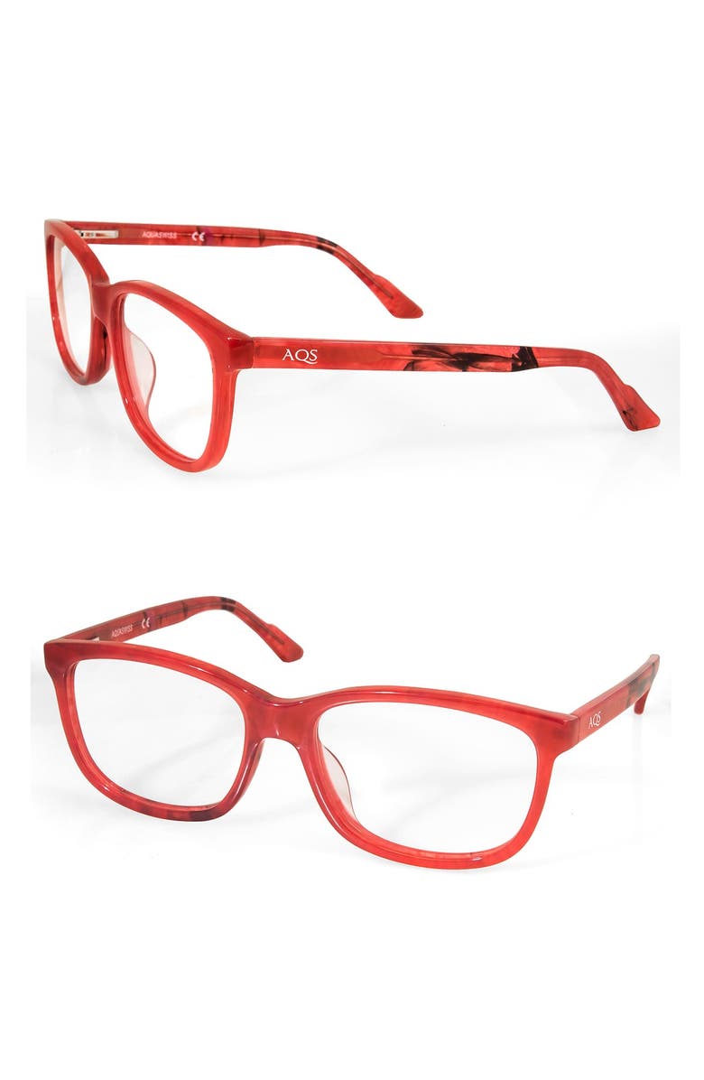 AQS Collin 54mm Rectangle Optical Frames, Alternate, color,