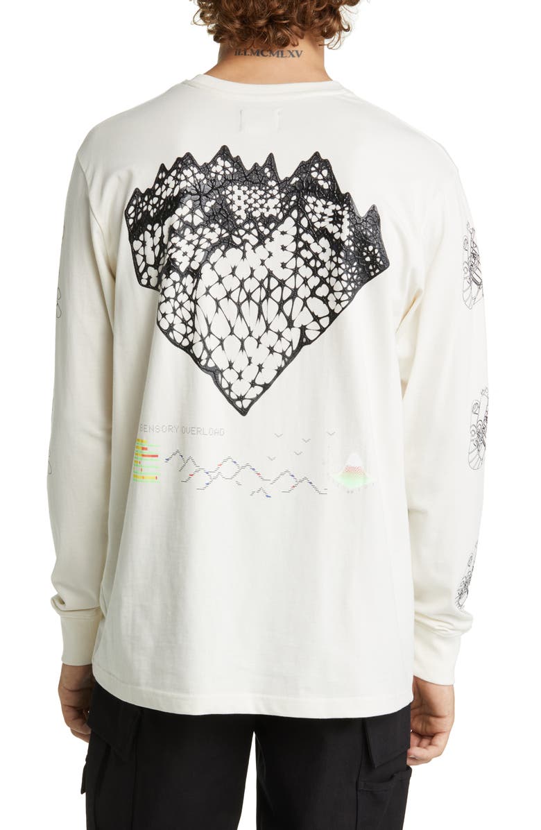 Billionaire Boys Club Systematic Long Sleeve Cotton Graphic Tee, Alternate, color,
