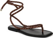 Veronica Beard Carmina Ankle Wrap Sandal