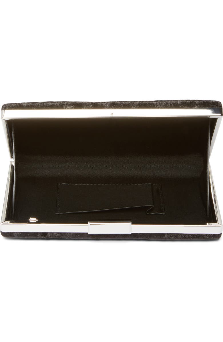 Glint Crushed Velvet Minaudière, Alternate, color,