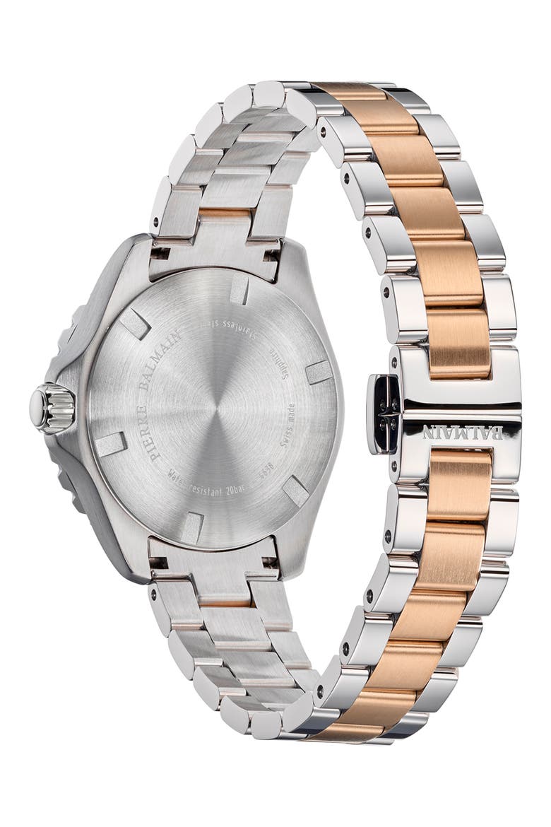 Ophrys Watch, 34.5mm, Alternate, color, BROWN/ STAINLESS STEEL