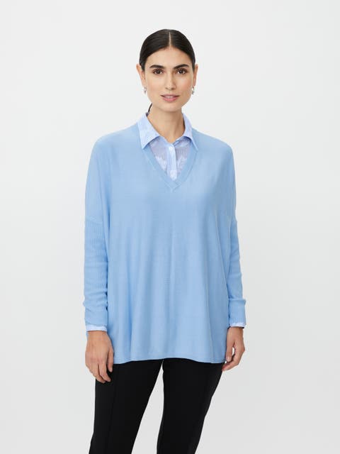 MaFronia V-Neck Relaxed Fit Sweater