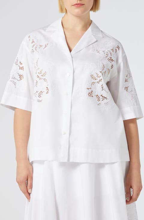 Turchia Cotton Poplin Camp Shirt (Plus)