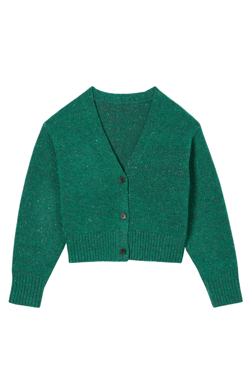M.m.lafleur M. M.lafleur Delina Confetti Wool Cardigan In Green