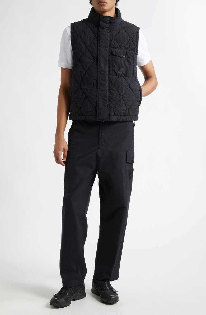 Stone Island Ghost Diamond Quilted Puffer Vest, Alternate, color, V0029 Black