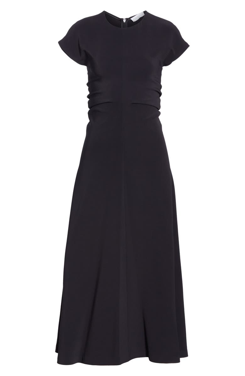 Rosetta Getty Ruched Stretch Cady Dress, Alternate, color, 