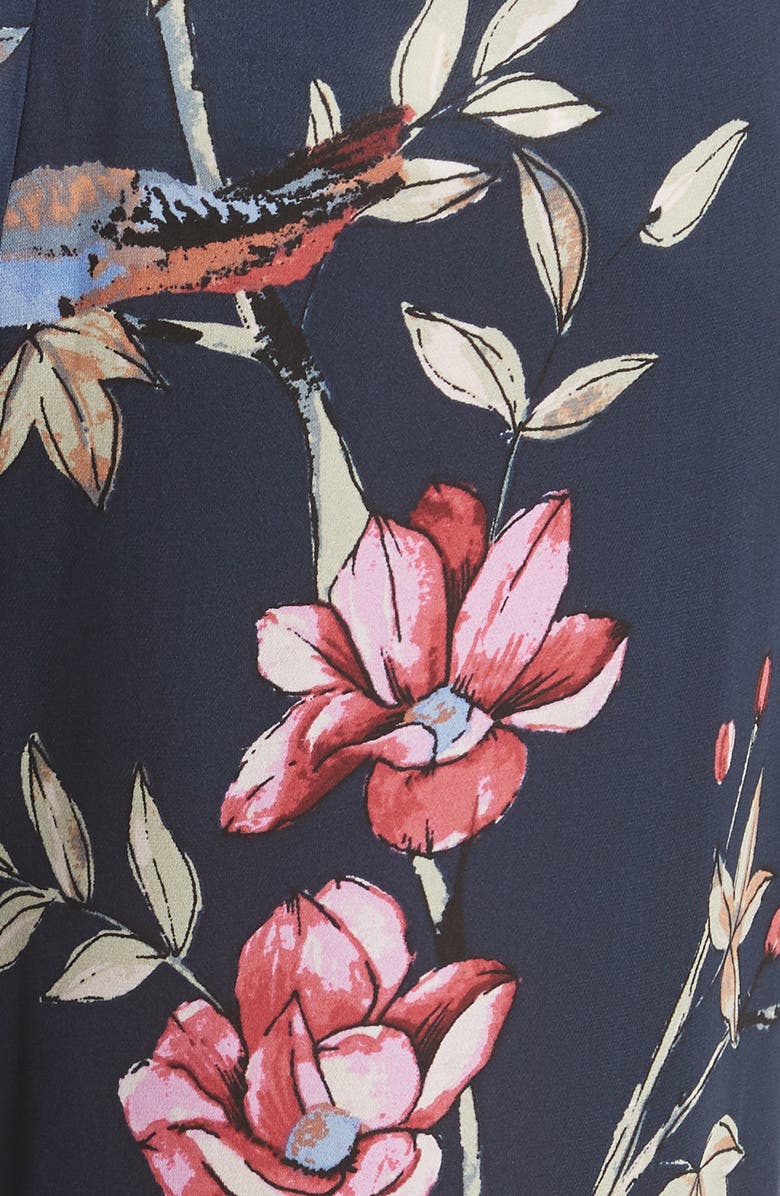 Joie Daltona Floral Silk Pants, Alternate, color, 