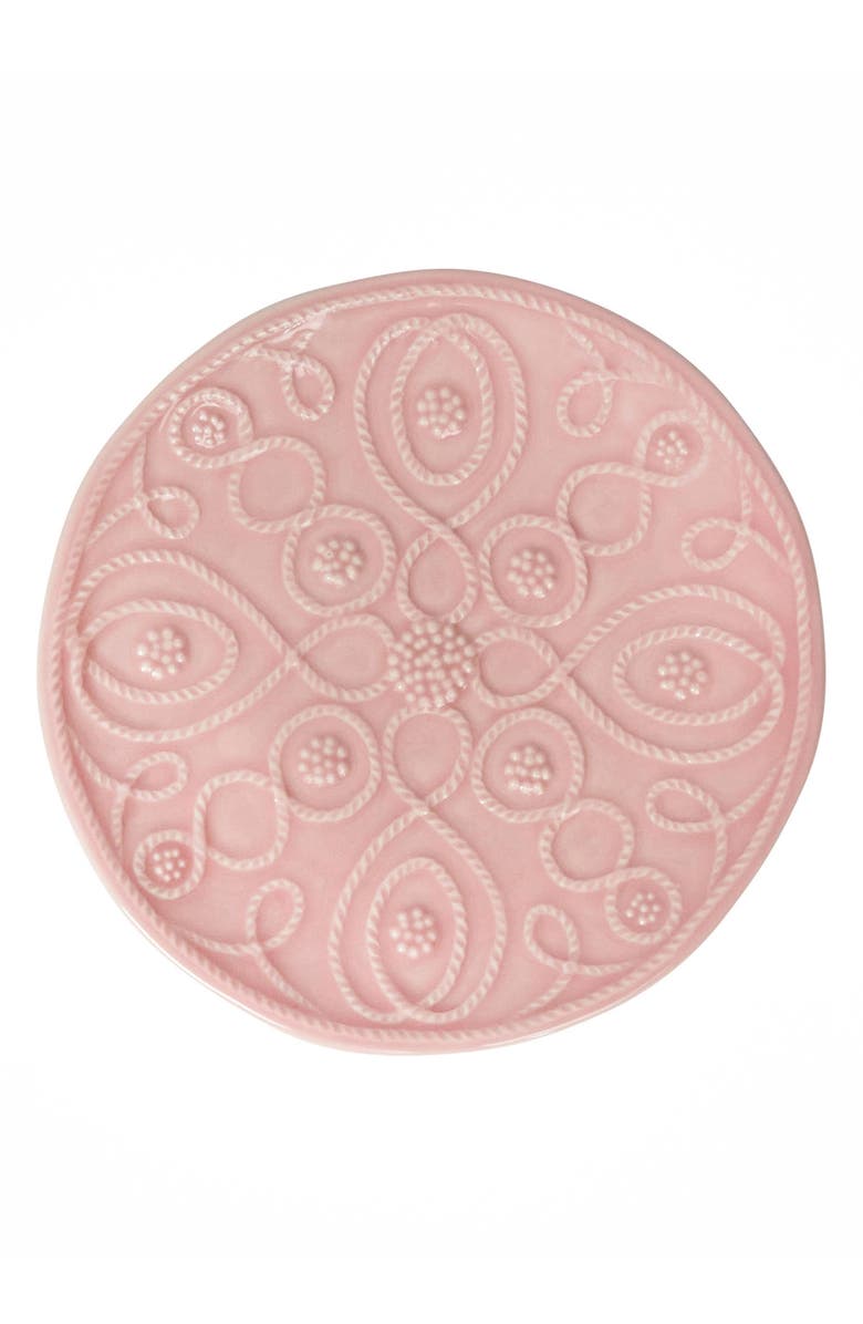 Juliska Jardins du Monde Set of 4 Side/Cocktail Plates, Alternate, color, Blush