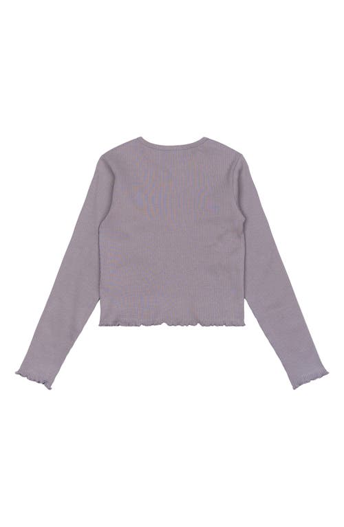 The New Kids' Perrin Rib Top In Gray