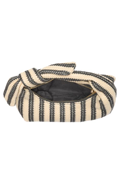 Urban Expressions Handbags Penny Woven Shoulder Bag In Black