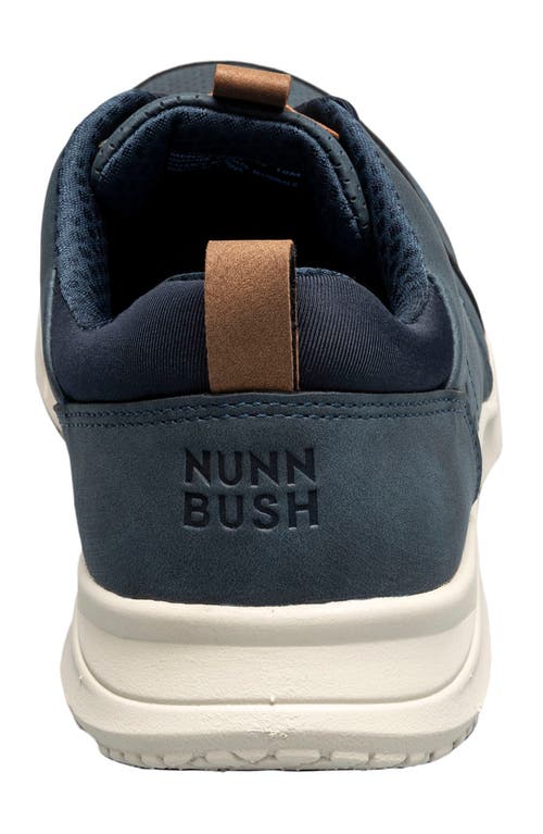 Nunn Bush Conway Moc Toe Oxford Sneaker In Navy Multi