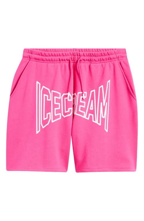 ICECREAM ICECREAM SHOT COTTON FRENCH TERRY SWEAT SHORTS 