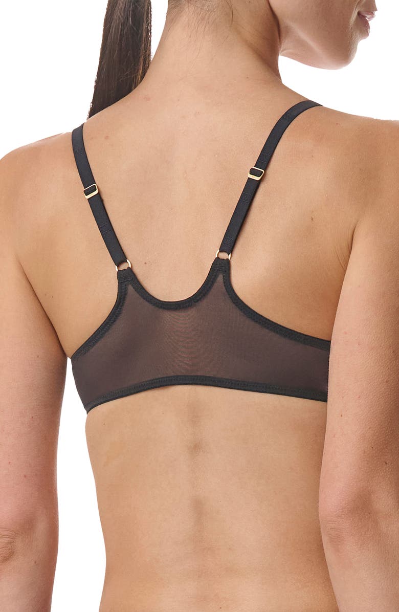 Wolford Front Closure Underwire Bra, Alternate, color,