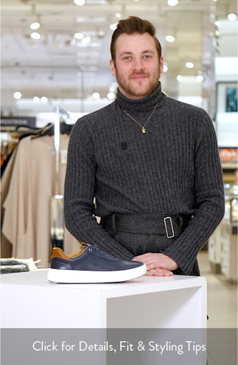 Anders Perforated Sneaker, sales video thumbnail