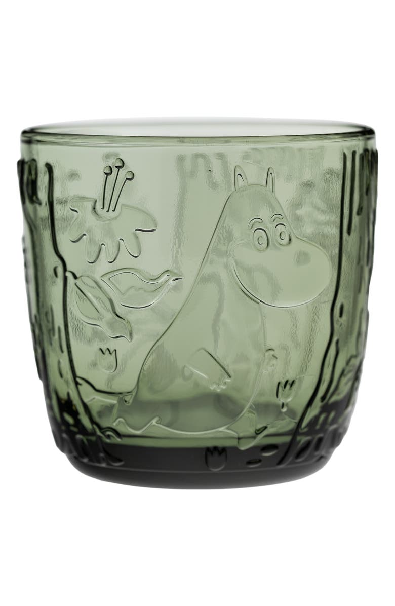 Moomin troll Set of Two Glass Tumblers, Main, color, 