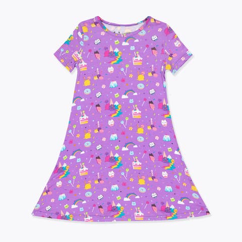 Kids' Gabby's Dollhouse Sweet Treats Short Sleeve Dress