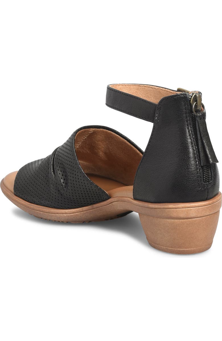 Comfortiva Newnan Ankle Strap Sandal, Alternate, color, Black