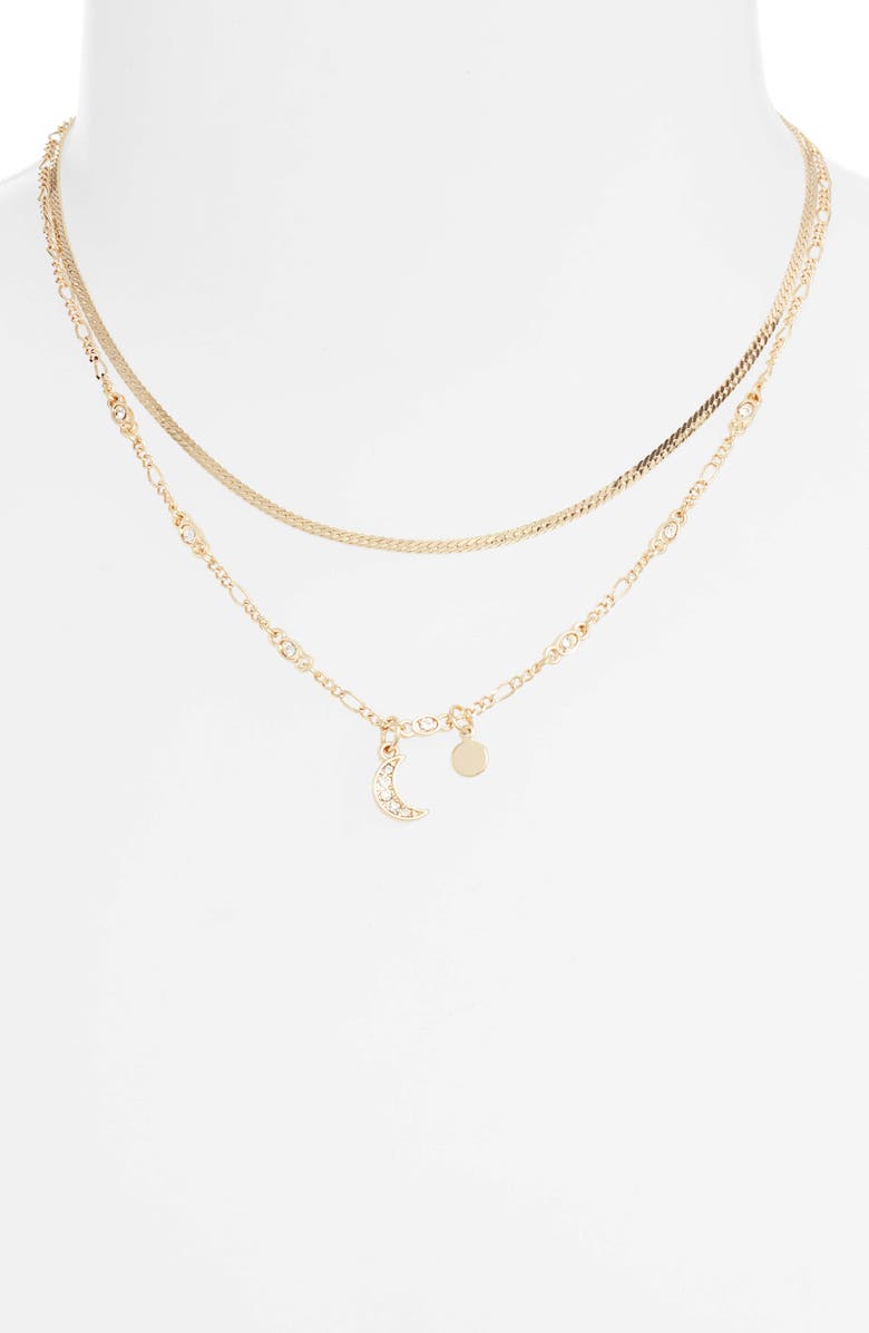 BP. x Claudia Sulewski Layered Charm Necklace, Alternate, color,