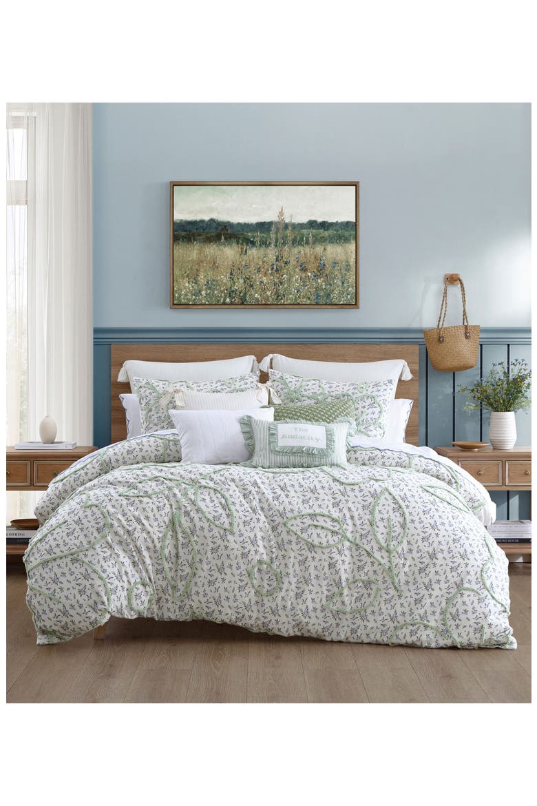 Blueberry Chenille Comforter & Shams Set, Alternate, color, BLUE
