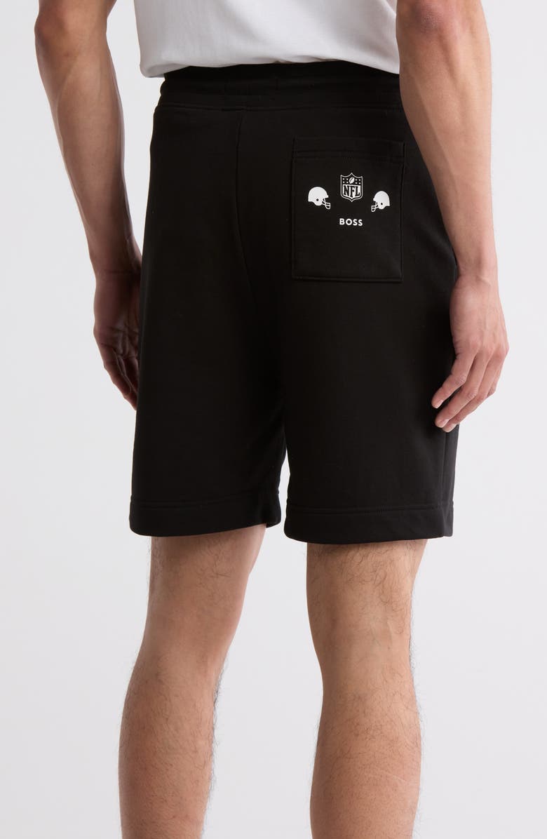BOSS x NFL Las Vegas Raiders Sweat Shorts, Alternate, color,