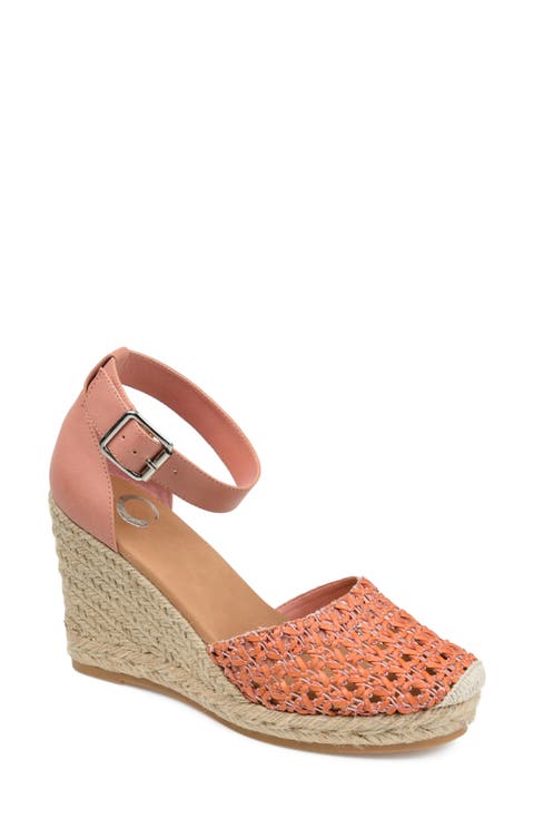 JOURNEE Sierra Woven Espadrille Wedge Sandal (Women)