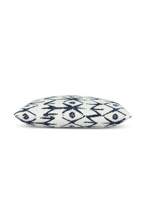 Elaine Smith Ritual Indigo Chenille Indoor & Outdoor Woven Accent Pillow
