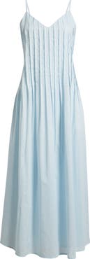 Parker Cami Pintuck Cotton Midi Dress