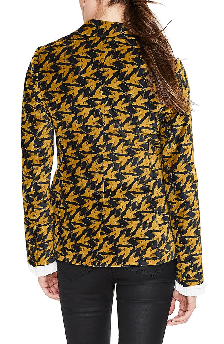 Boden Stretch Velvet Blazer, Alternate, color, 