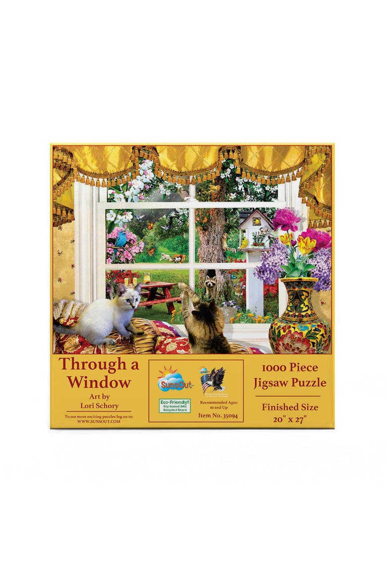 Through a Window 1000 piece Jigsaw Puzzle for Adults, Alternate, color, Multicolor