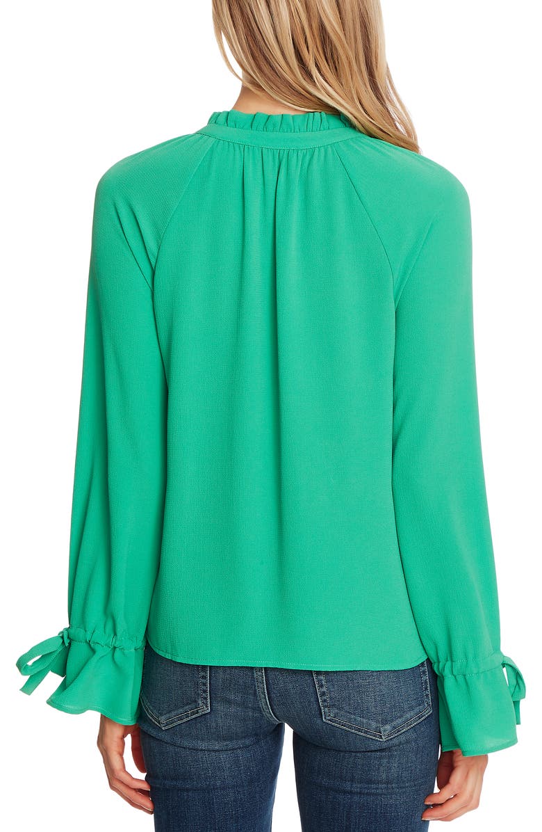 CeCe Tie Sleeve Blouse, Alternate, color, 