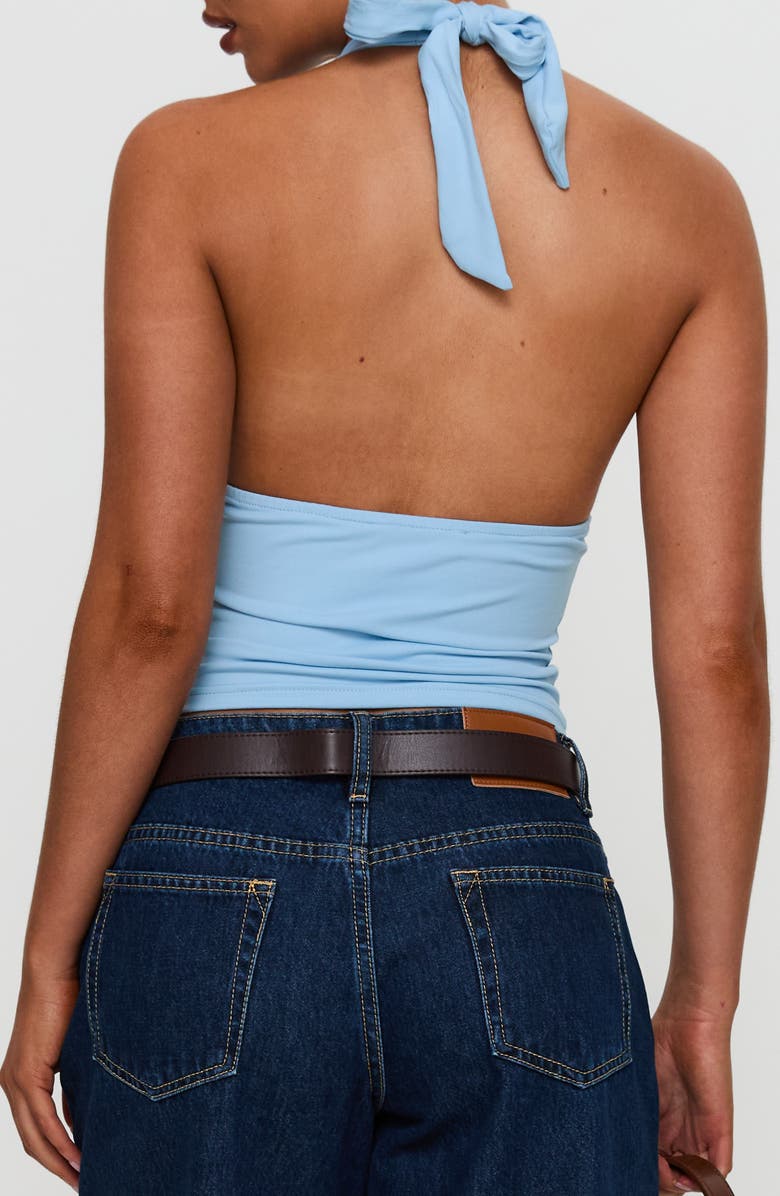 Princess Polly Whimsy Halter Top, Alternate, color, Blue