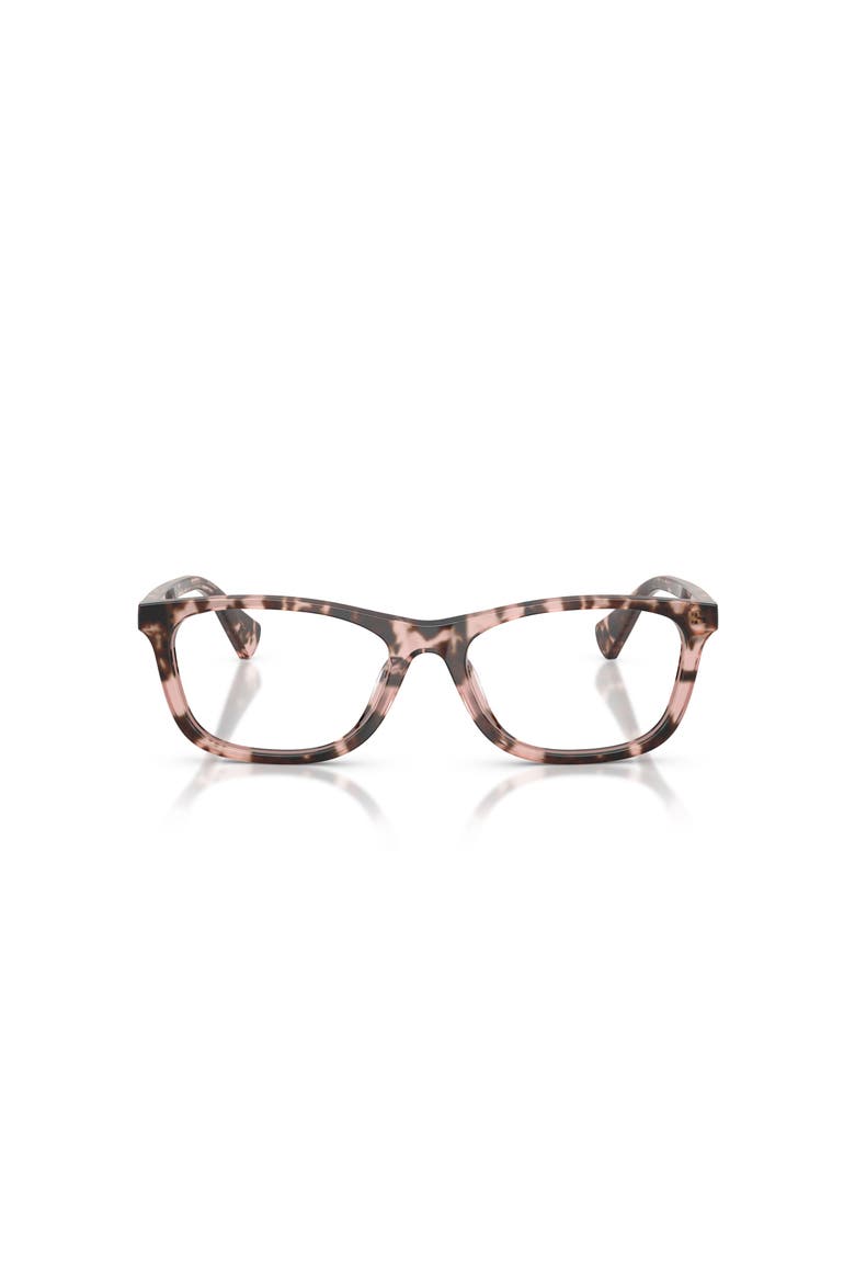 53mm Rectangle optical glasses, Alternate, color, Tortoise
