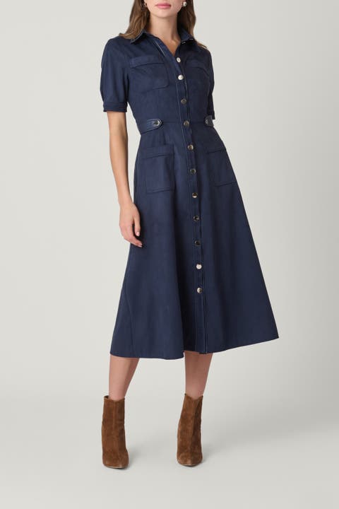 Suede and Leather Jenson Dress