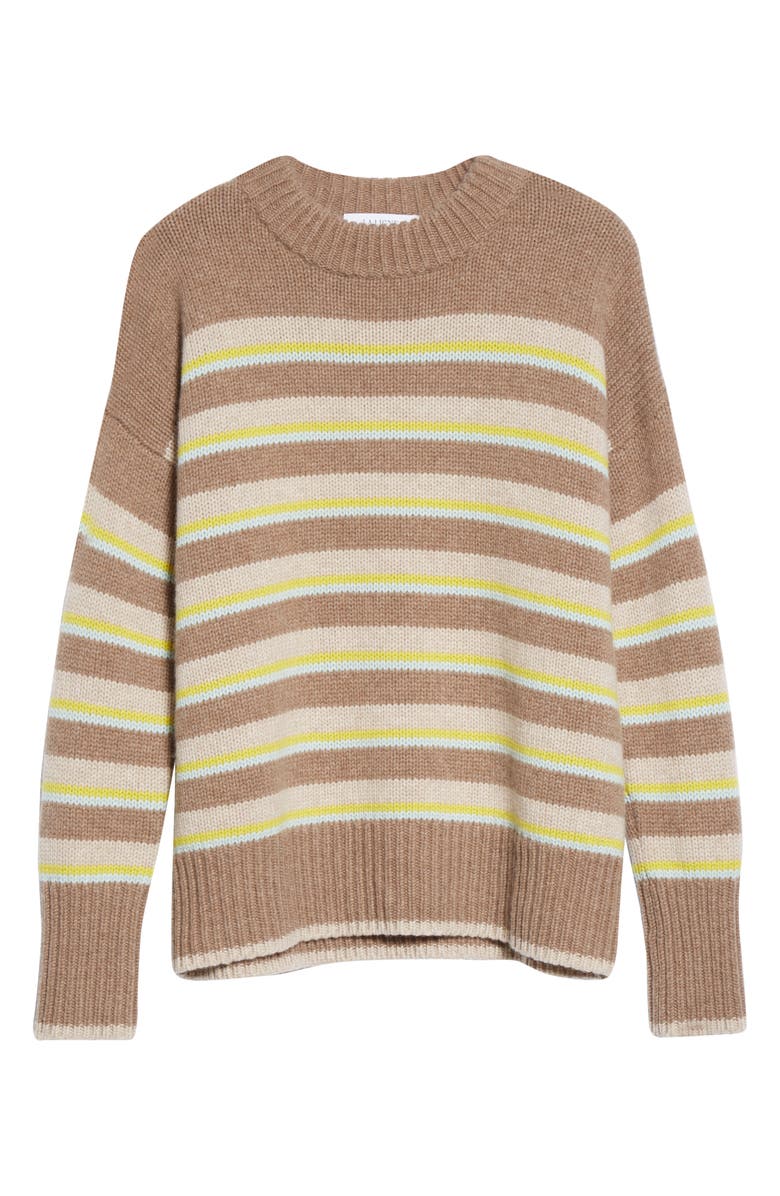 La Ligne New Stripe Marin Wool & Cashmere Sweater, Alternate, color, 