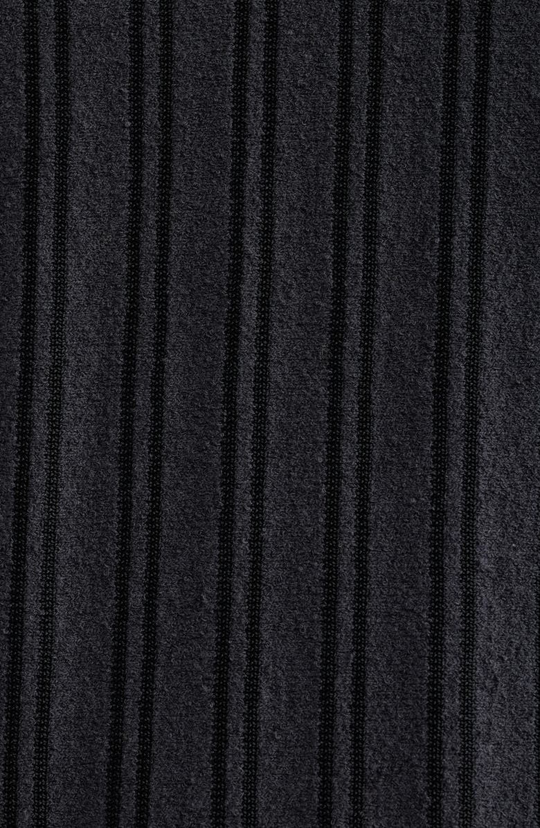 rag & bone Zuma Stripe Terry Cloth Polo, Alternate, color, Navy