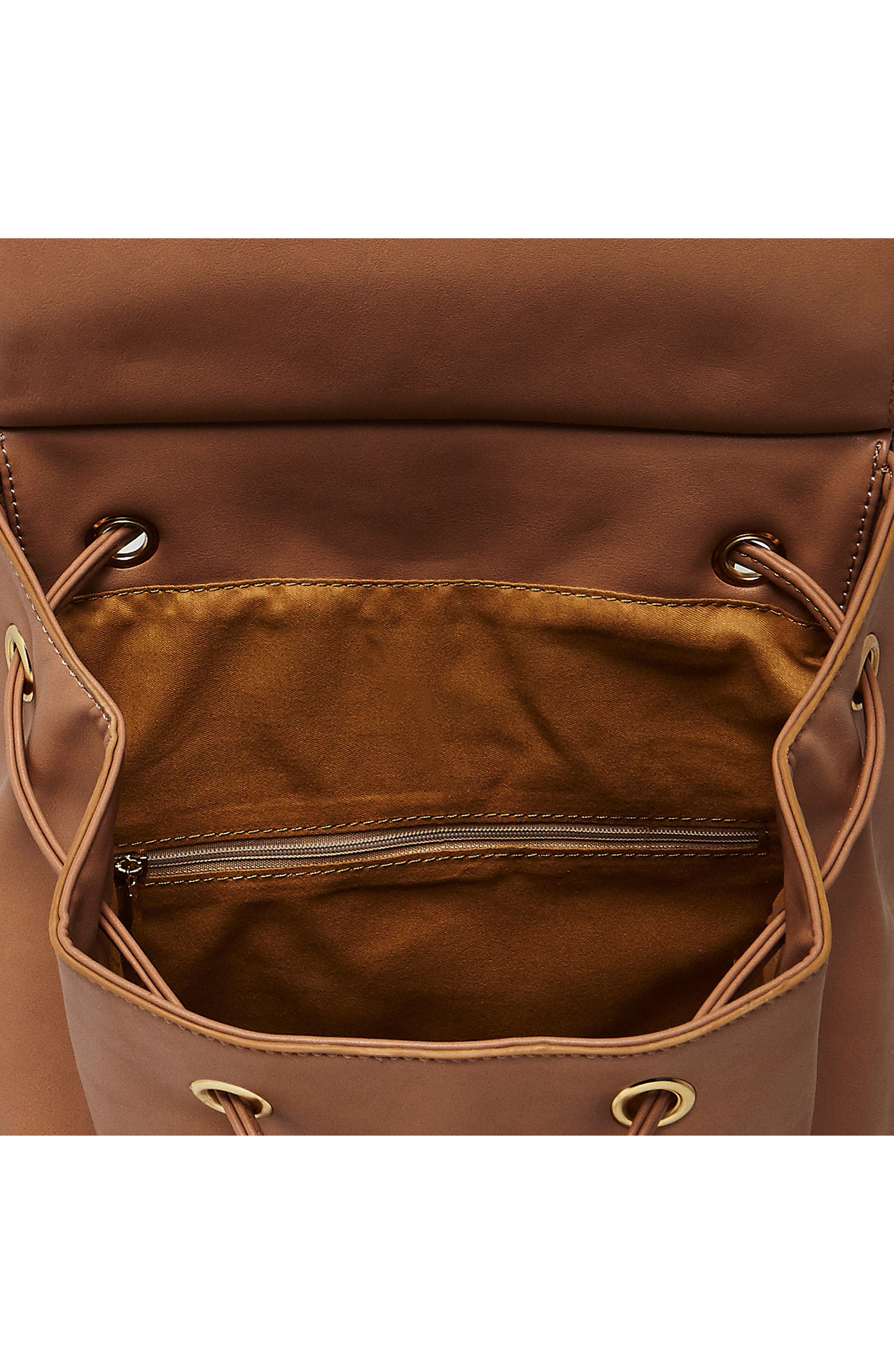 Vegan Leather Hide And Seek Backpack, Alternate, color, NUDE